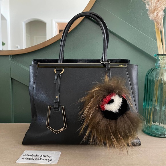 Fendi Handbags - USED Fendi 2jours Medium Bag With Monster Charm